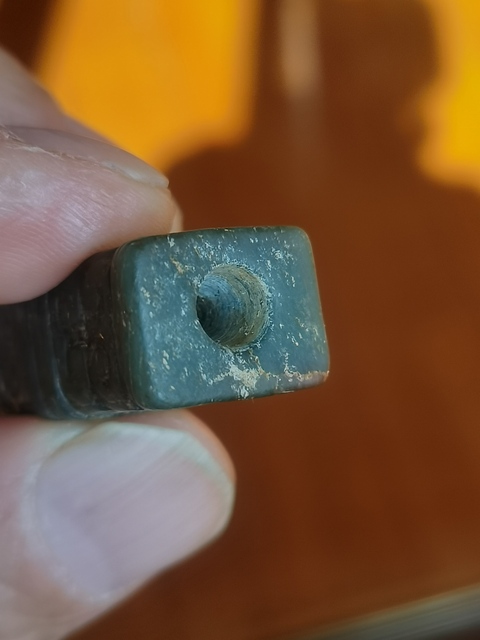 古玩玉器做舊仿春秋“玉勒”真品鑒賞圖