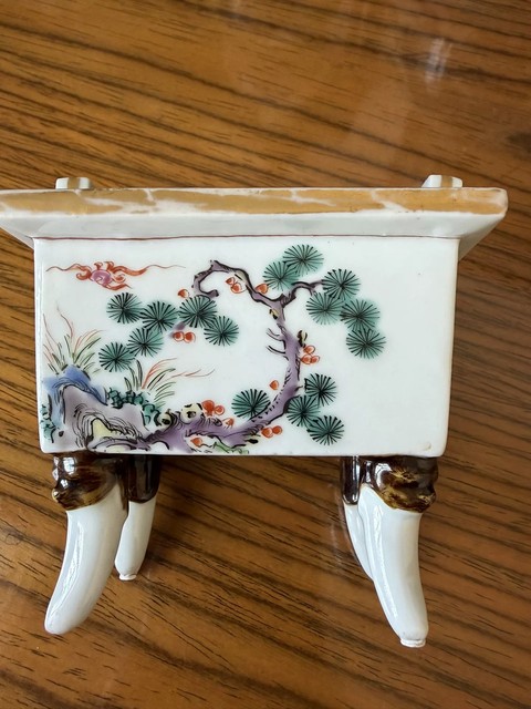 古玩陶瓷粉彩爐真品鑒賞圖