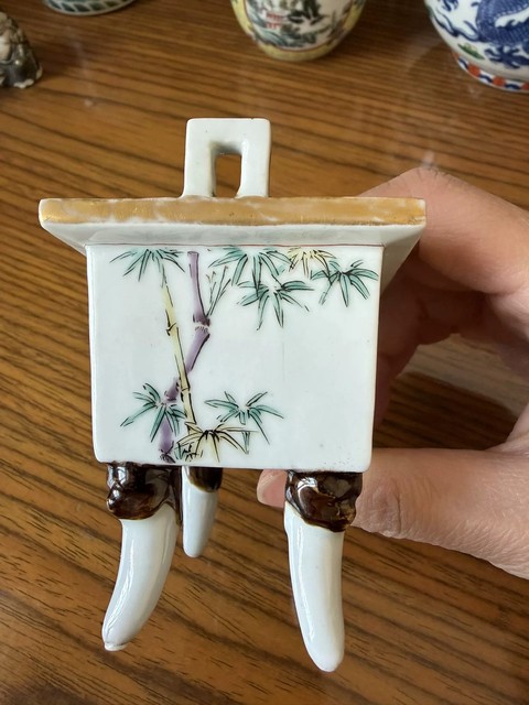 古玩陶瓷粉彩爐真品鑒賞圖