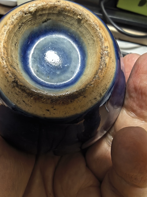 古玩陶瓷霽藍釉葫蘆瓶真品鑒賞圖