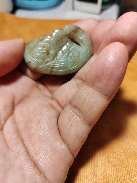 古玩玉器回頭鵝真品鑒賞圖