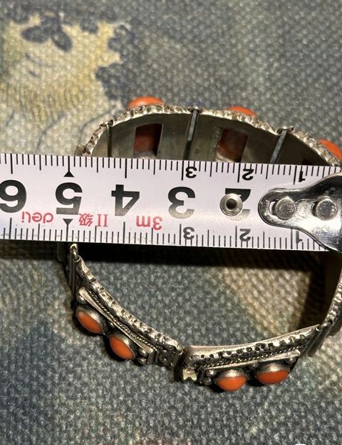 古玩玉器鑲嵌手鏈真品鑒賞圖