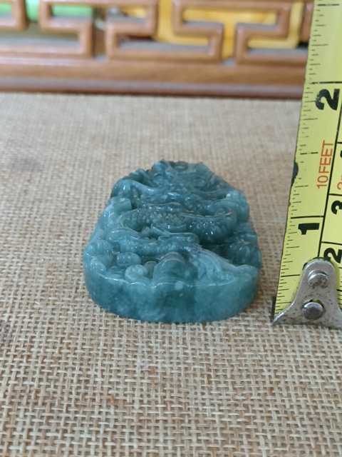 古玩玉器天然翡翠掛件真品鑒賞圖