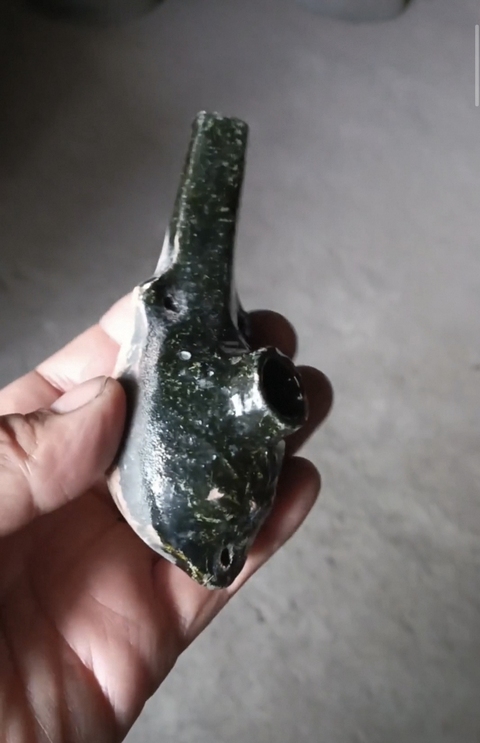 古玩陶瓷油燈真品鑒賞圖