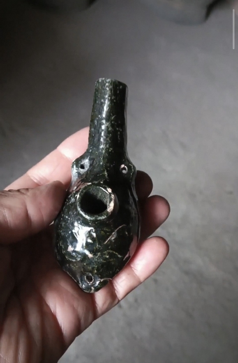 古玩陶瓷油燈真品鑒賞圖