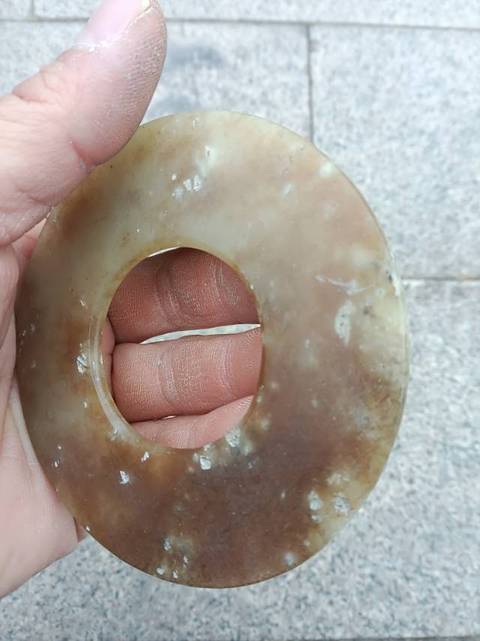 古玩玉器仿古玉璧真品鑒賞圖