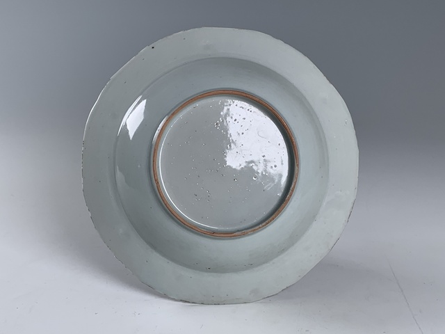 古玩陶瓷清早期·青花花卉紋折沿盤拍賣，當前價格0元