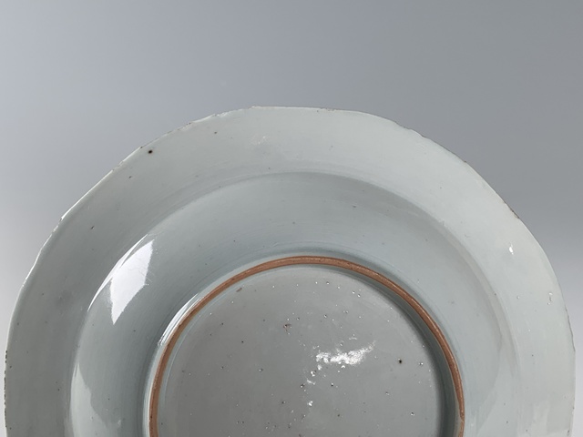 古玩陶瓷清早期·青花花卉紋折沿盤拍賣，當前價格0元