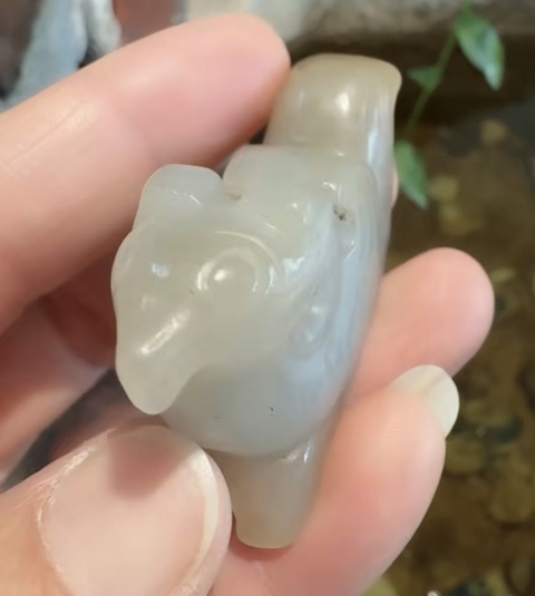 古玩玉器仿品玉梟真品鑒賞圖