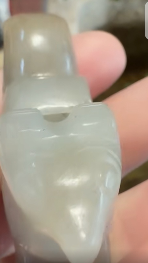 古玩玉器仿品玉梟真品鑒賞圖