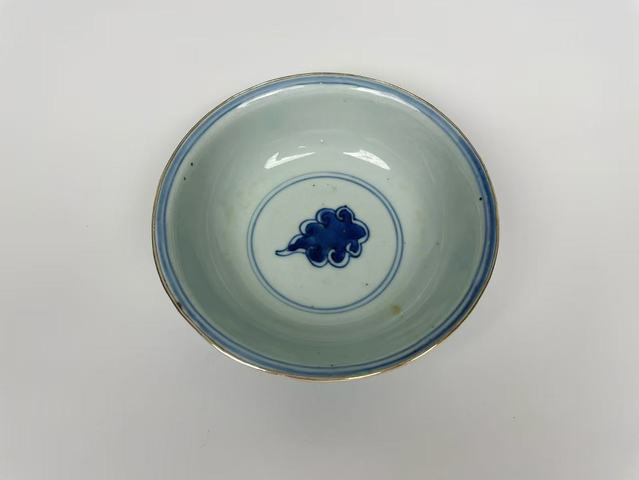 古玩陶瓷明萬歷·青花雙鳳紋淺腹碗拍賣，當前價格0元