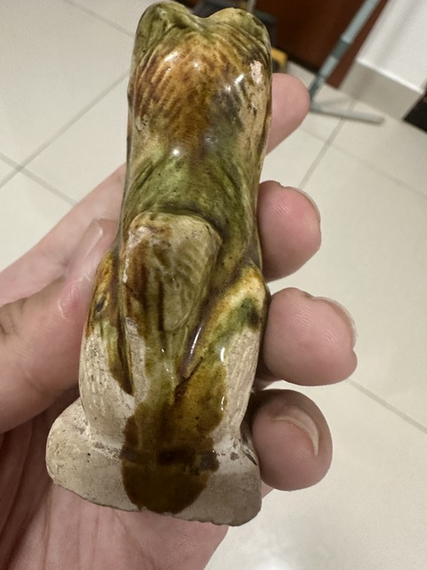 古玩陶瓷獅子真品鑒賞圖